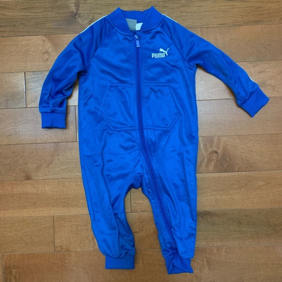 Puma one piece jogging suit size 6-9 months - Picture 1 of 2